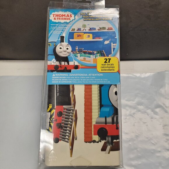 Thomas & Friends Wall Decals - Red, Blue, Black - Picture 1 of 3